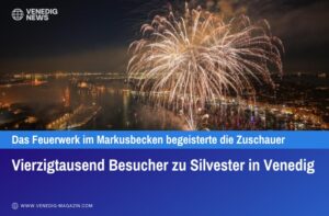 Vierzigtausend Besucher zu Silvester in Venedig