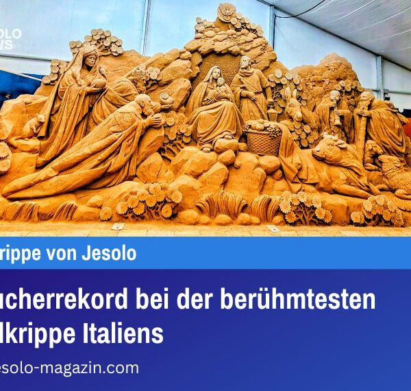 Besucherrekord bei der berühmtesten Sandkrippe Italiens