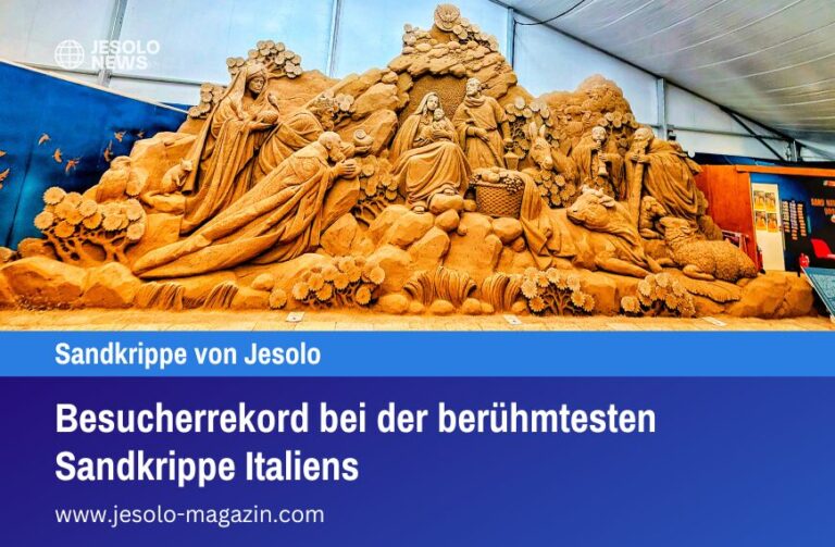 Besucherrekord bei der berühmtesten Sandkrippe Italiens