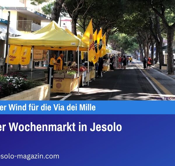 Neuer Wochenmarkt in Jesolo