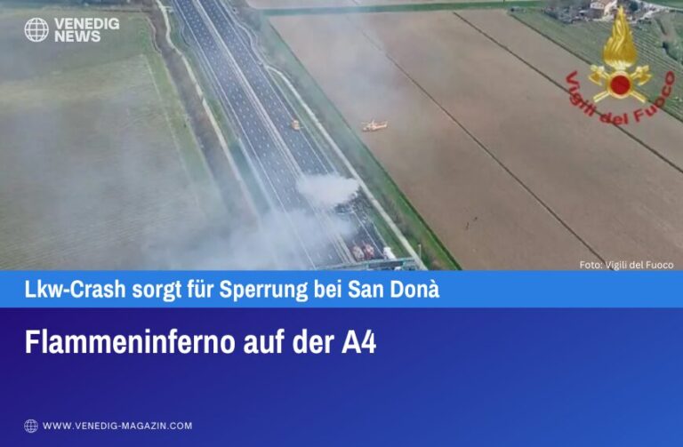 Flammeninferno auf der A4