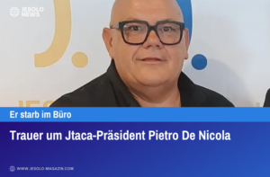 Trauer um Jtaca-Präsident Pietro De Nicola