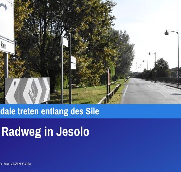 Neuer Radweg in Jesolo