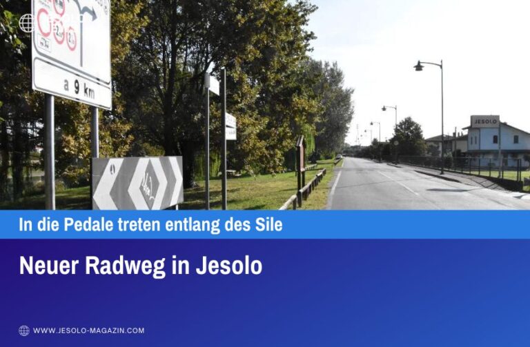 Neuer Radweg in Jesolo