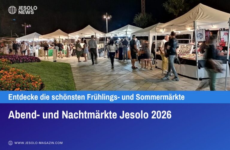 Abend- und Nachtmärkte Jesolo 2026