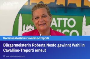 Bürgermeisterin Roberta Nesto gewinnt Wahl in Cavallino-Treporti erneut