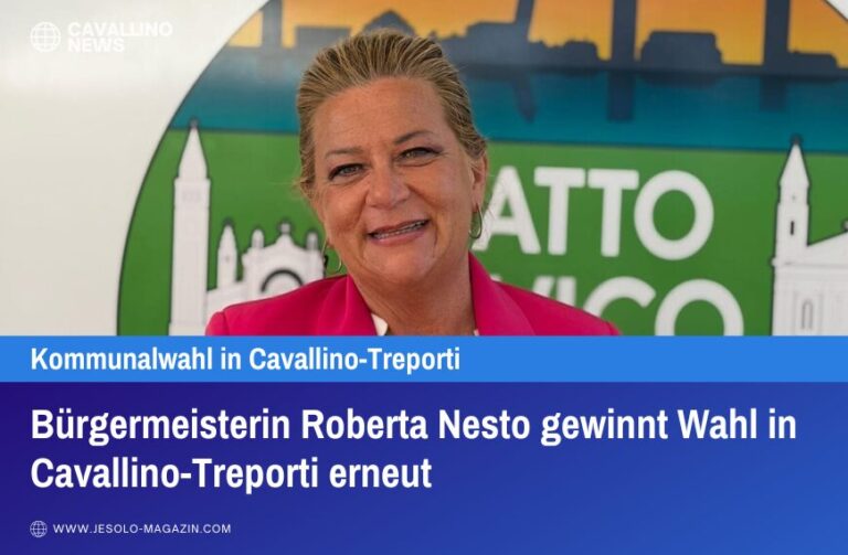 Bürgermeisterin Roberta Nesto gewinnt Wahl in Cavallino-Treporti erneut