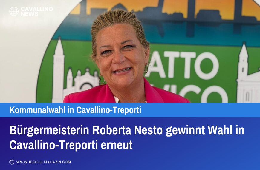 Bürgermeisterin Roberta Nesto gewinnt Wahl in Cavallino-Treporti erneut
