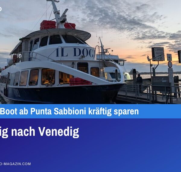 Günstig nach Venedig