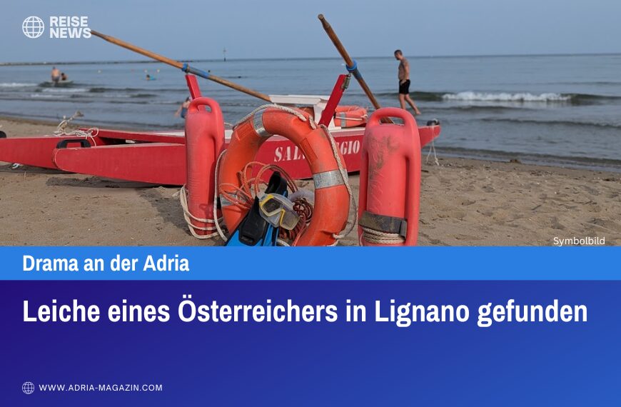 Leiche eines Österreichers in Lignano gefunden
