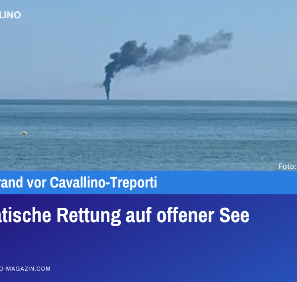 Dramatische Rettung auf offener See