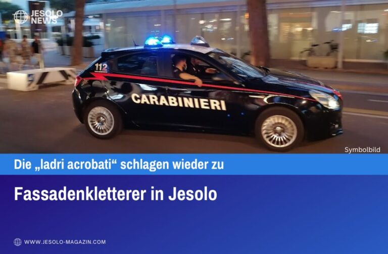 Fassadenkletterer in Jesolo