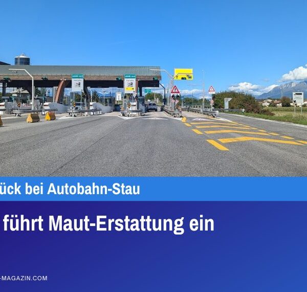 Italien führt Maut-Erstattung ein
