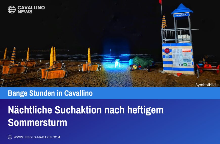 Nächtliche Suchaktion nach heftigem Sommersturm