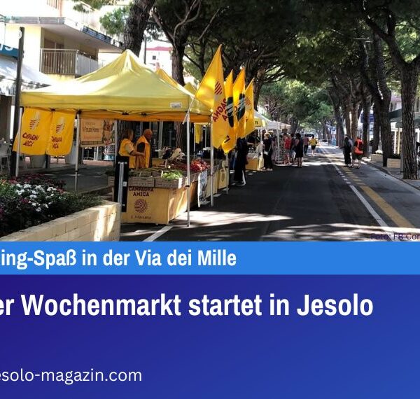 Neuer Wochenmarkt startet in Jesolo