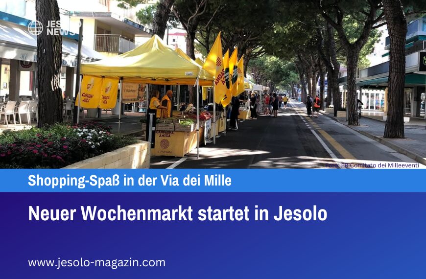 Neuer Wochenmarkt startet in Jesolo
