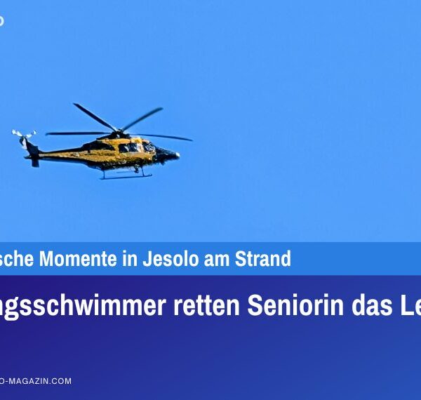 Rettungsschwimmer retten Seniorin das Leben