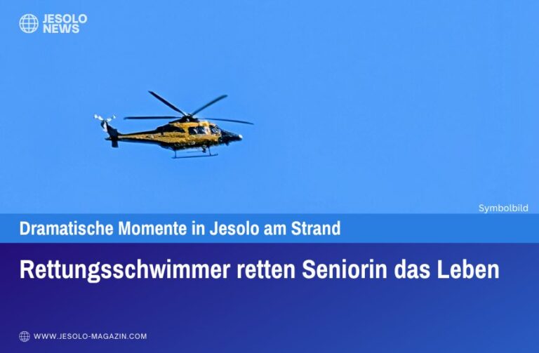 Rettungsschwimmer retten Seniorin das Leben