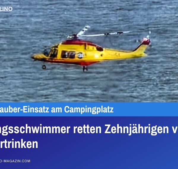 Rettungsschwimmer retten Zehnjährigen vor dem Ertrinken