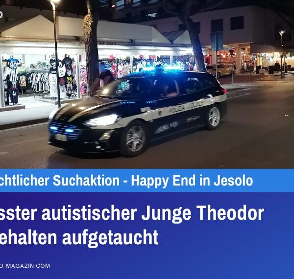 Vermisster autistischer Junge Theodor wohlbehalten aufgetaucht