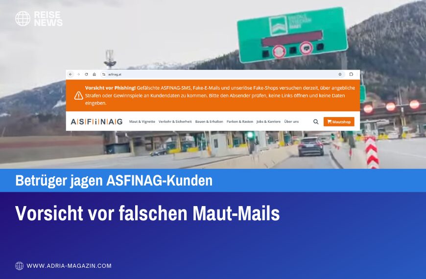 Vorsicht vor falschen Maut-Mails