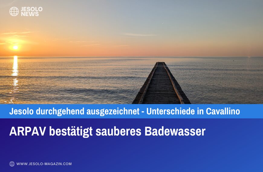 ARPAV bestätigt sauberes Badewasser