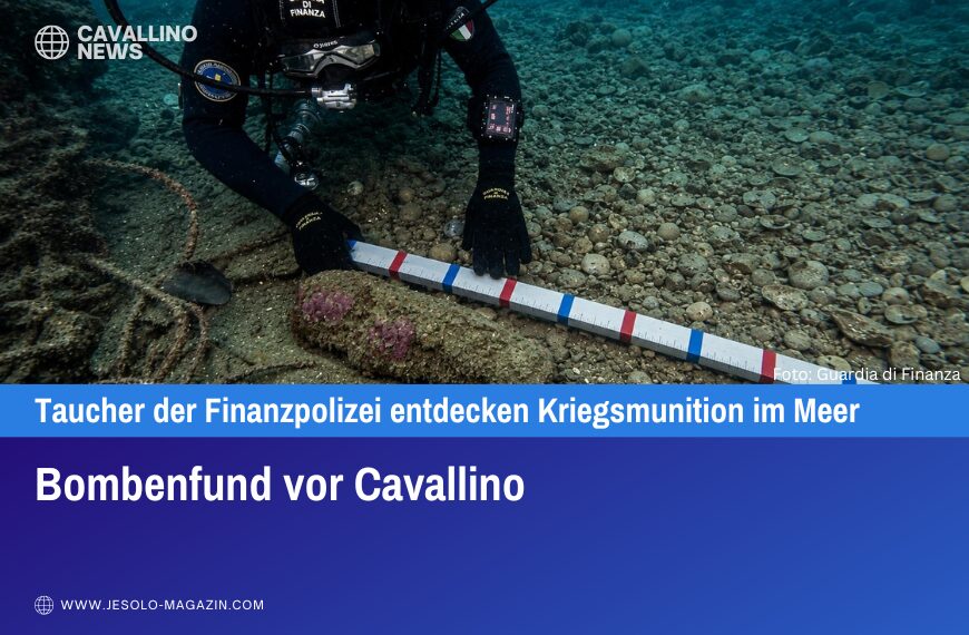Bombenfund vor Cavallino