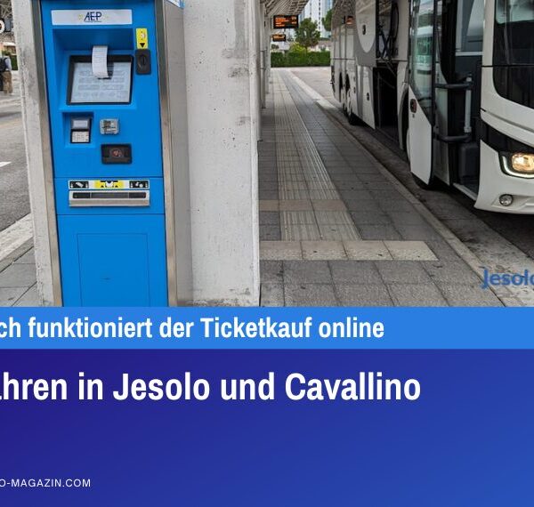 Bus fahren in Jesolo und Cavallino