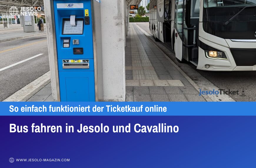 Bus fahren in Jesolo und Cavallino