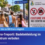 Cavallino-Treporti - Badebekleidung im Ortszentrum verboten