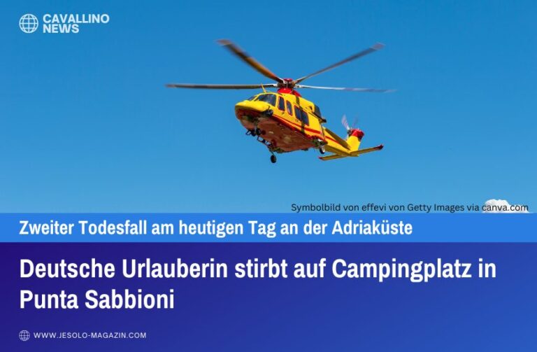 Deutsche Urlauberin stirbt auf Campingplatz in Punta Sabbioni