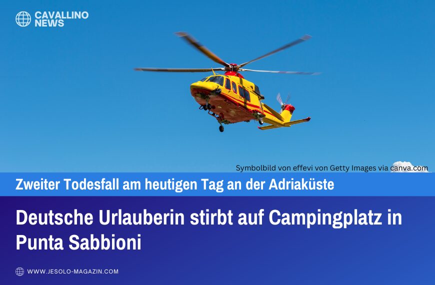 Deutsche Urlauberin stirbt auf Campingplatz in Punta Sabbioni