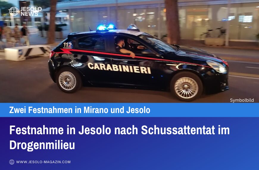 Festnahme in Jesolo nach Schussattentat im Drogenmilieu