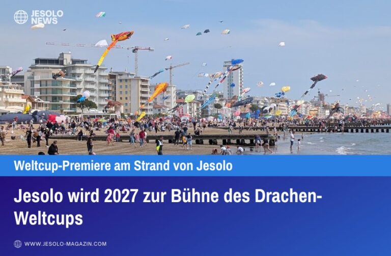 Jesolo wird 2027 zur Bühne des Drachen-Weltcups