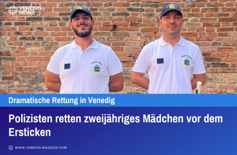 Polizisten retten zweijähriges Mädchen vor dem Ersticken