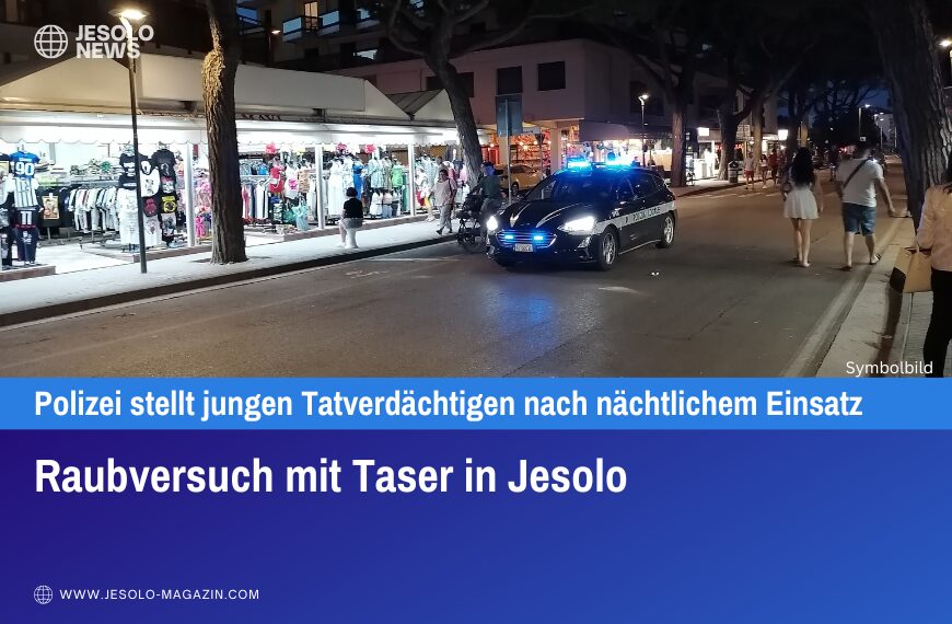Raubversuch mit Taser in Jesolo