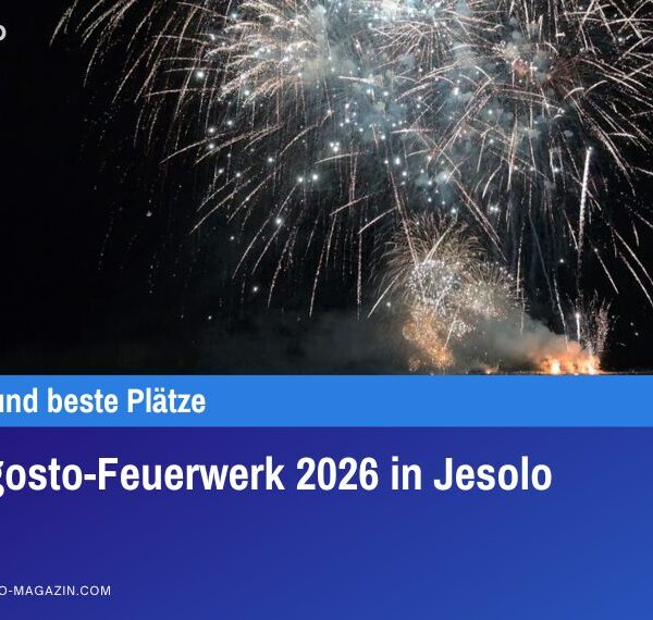 Ferragosto-Feuerwerk 2026 in Jesolo