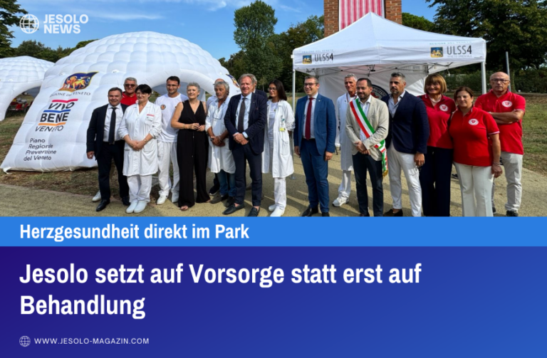 Jesolo setzt auf Vorsorge statt erst auf Behandlung