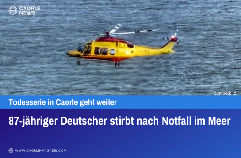 87-jähriger Deutscher stirbt nach Notfall im Meer