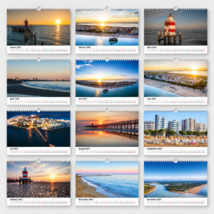 Kalender Lignano 2027 - Monatsübersicht