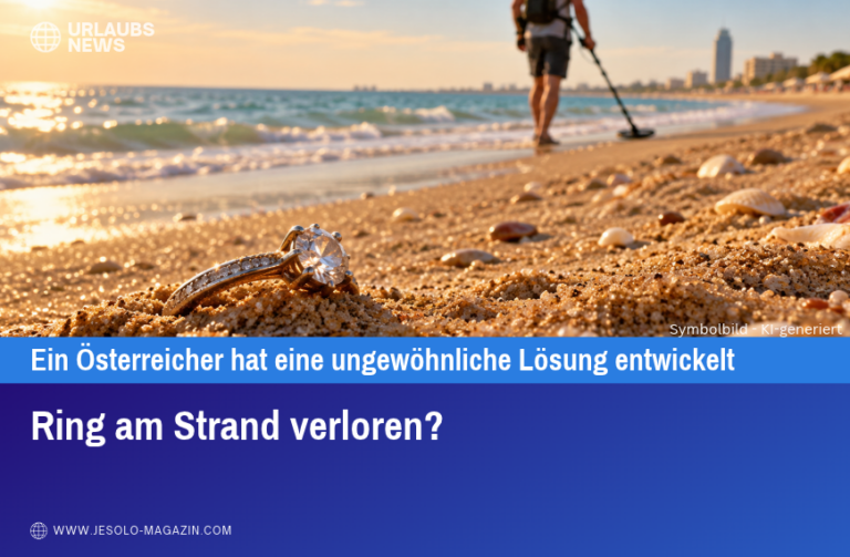Ring am Strand verloren